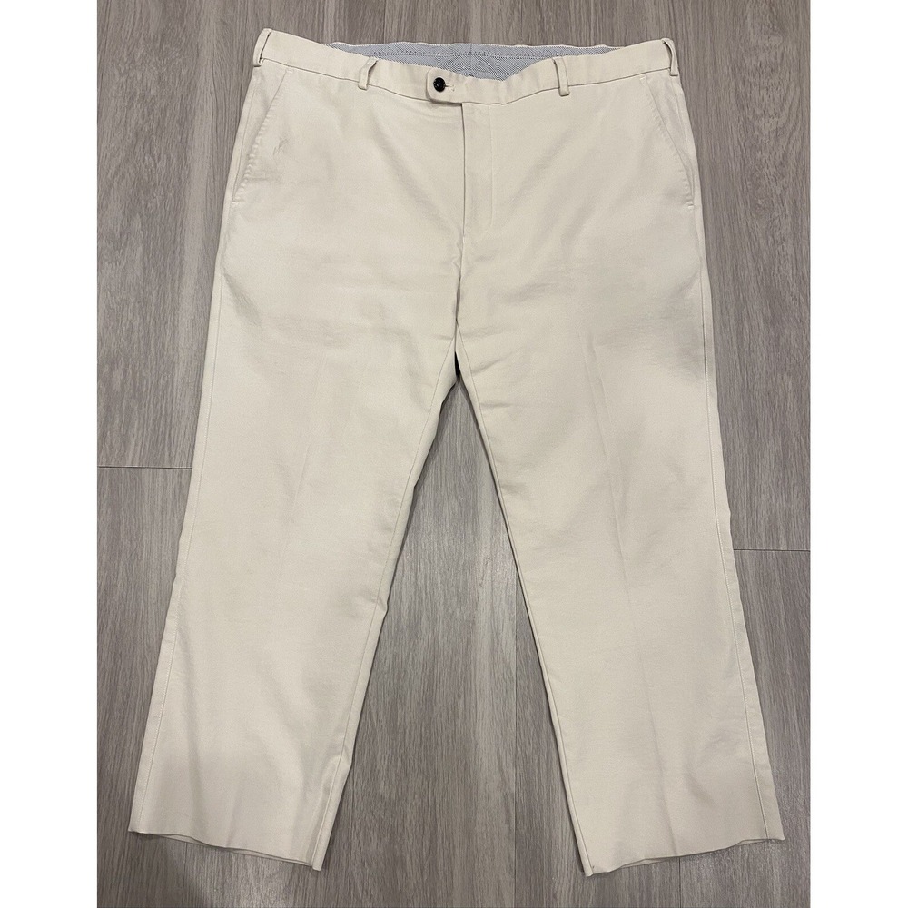 Peter Miller Pants Mens 40 Beige Crown Crafted Performance Stretch Solid Golf
